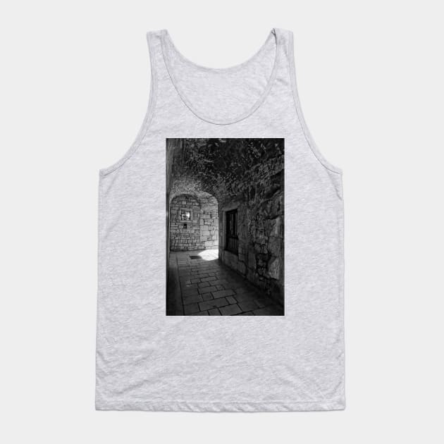 Alleyway in Old Split - B-W Tank Top by BrianPShaw